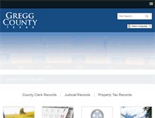 Tablet Screenshot of co.gregg.tx.us